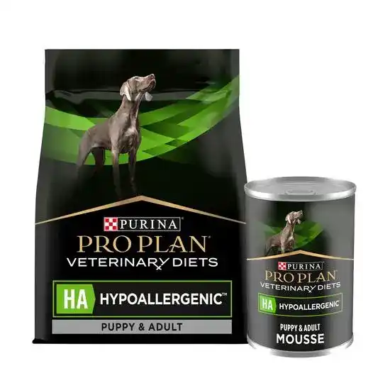 PURINA PRO PLAN VETERINARY DIETS Puppy & Adult HA Hypoallergenic Dog Food Bundle 19063