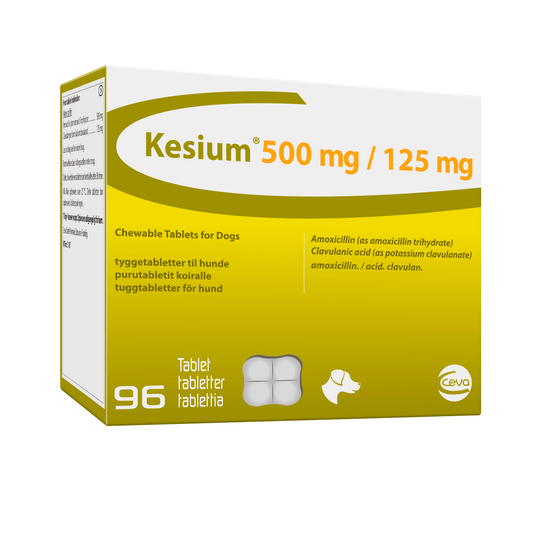 Kesium Chewable Tablets for Dogs 500mg/125mg 16010