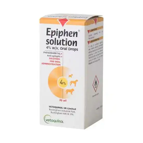 Epiphen (Phenobarbital) 4% w/v Oral Solution for Dogs 40mg/ml 553