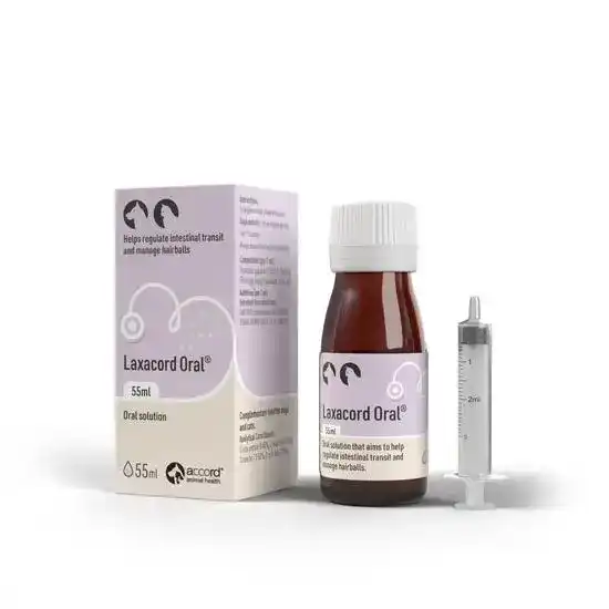 Laxacord Oral Digestive Support Supplement Liquid for Dogs & Cats 19514