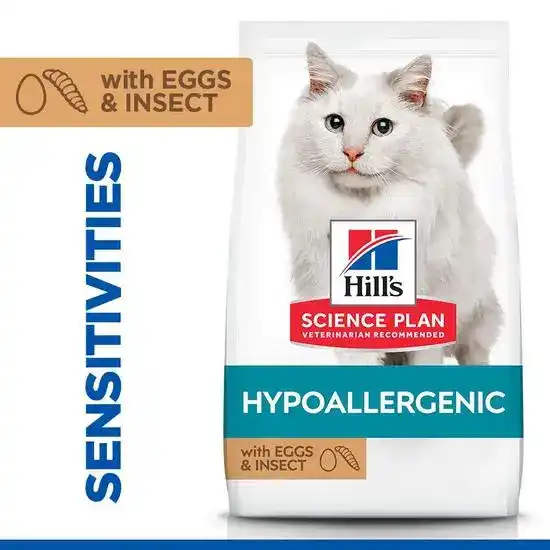 Hill's SCIENCE PLAN Hypoallergenic Adult Dry Cat Food with Egg & Insect 15865