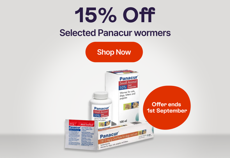 15% off selected panacur
