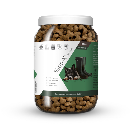 Verm-X Original Gut Vitality & Maintenance Supplement Crunchies for Dogs 2760