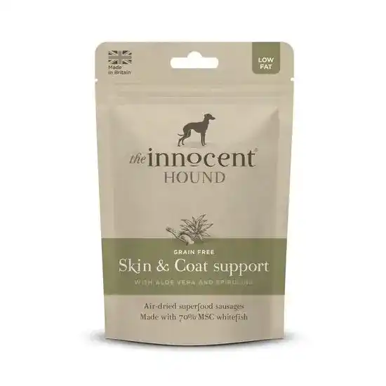 The Innocent Hound Skin & Coat Support Grain Free Dog Treats Aloe Vera & Spiruli 1039