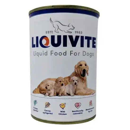 Liquivite Liquid Food for Dogs 1 x 400g Can 16979