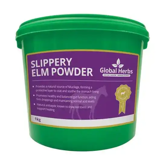 Global Herbs Slippery Elm Horse Digestion Supplement Powder 19746