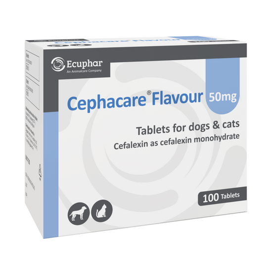 Cephacare Flavoured Tablets for Dogs and Cats 50mg 1703