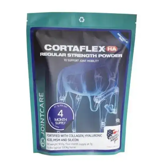 Equine America UK Cortaflex HA Regular Strength Joint Care Powder for Horses and Ponies 900g Pouch 1118