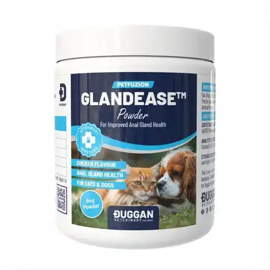 Glandease Anal Gland Support Supplement Powder for Dogs & Cats 20425