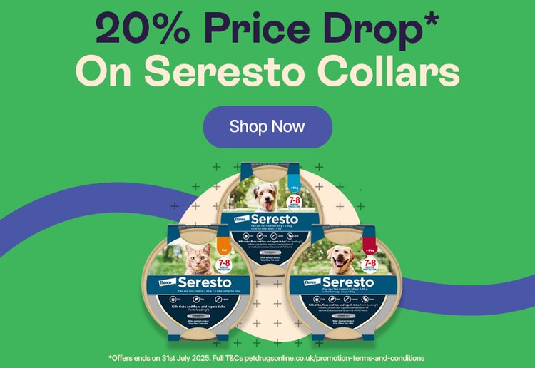 20% Price Drop* on Seresto Collars