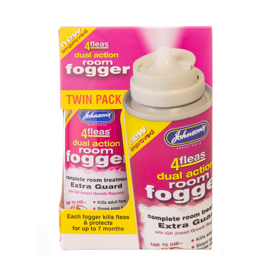 Johnson's Veterinary 4fleas Room Fogger Twin Pack 18571