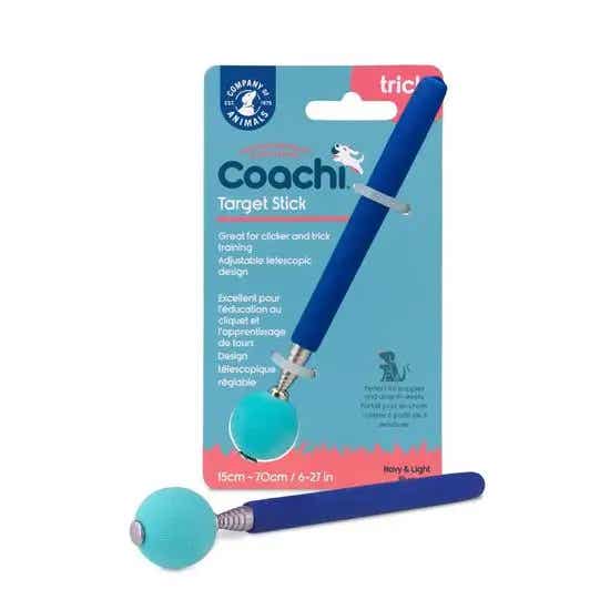 Coachi Dog Training Target Stick Navy & Light Blue