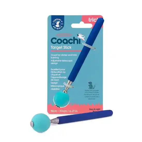 Coachi Dog Training Target Stick Navy & Light Blue 19618