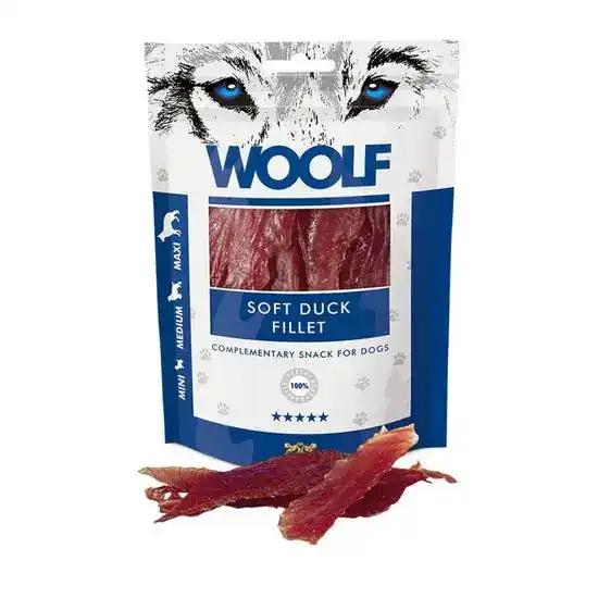 Woolf Soft Duck Fillet Dog Treats 1 x 100g 19624