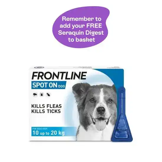 FRONTLINE SPOT-ON Flea & Tick Treatment for Medium Dogs (10kg-20kg) 6223