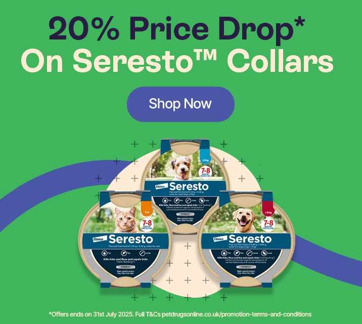 20% Price Drop* on Seresto Collars