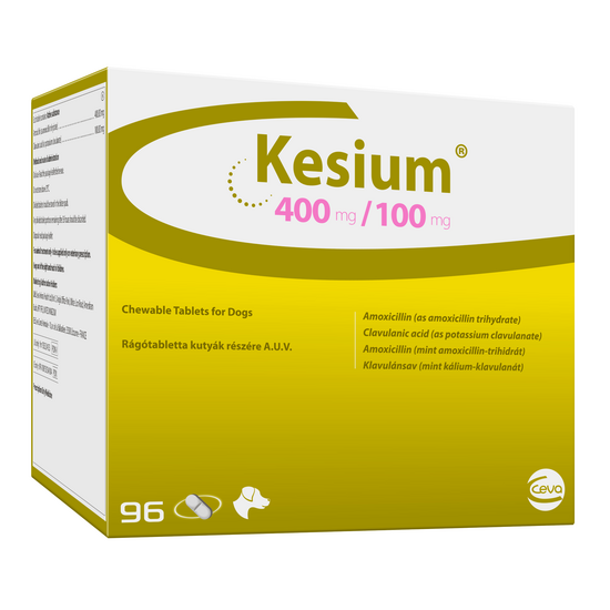 Kesium Chewable Tablets for Dogs 400mg/100mg 19115