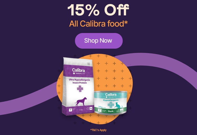 15% Off All Calibra Food*