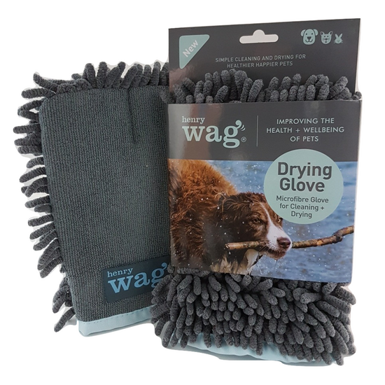 Henry Wag Microfibre Drying Glove for Pets 16102