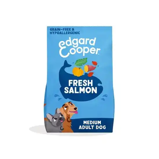 Edgard & Cooper Grain Free Medium Adult Dry Dog Food Salmon 21045