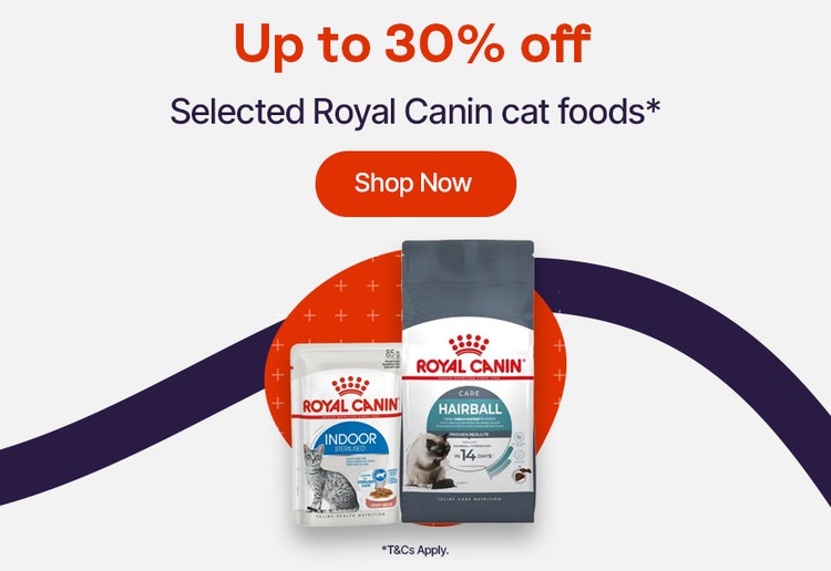 Up to 30% off Selected Royal Canin cat foods* - Shop Now