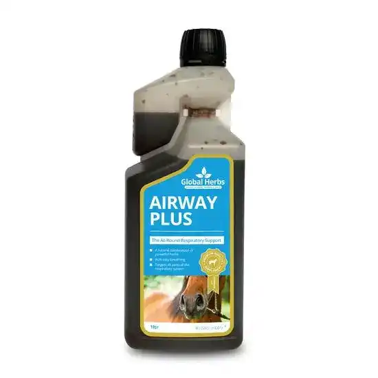 Global Herbs Airway Plus Horse Respiratory Supplement Liquid 19728