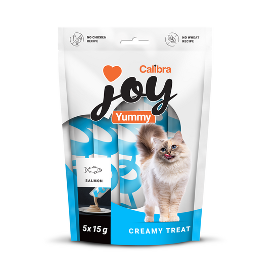 Calibra Joy Yummy Cat Treat Paste Salmon 15g 21113