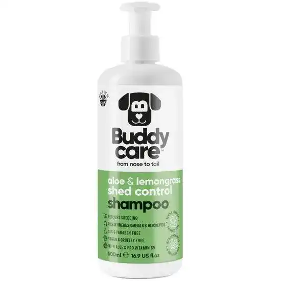 Buddycare Shed Control Aloe & Lemongrass Dog Shampoo 19362