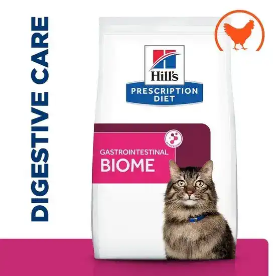 Hill's PRESCRIPTION DIET Gastrointestinal Biome Digestive & Fibre Care Dry Cat Food with Chicken 15934