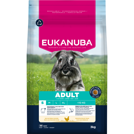 Eukanuba Adult Small Breed Chicken Dry Dog Food 16333