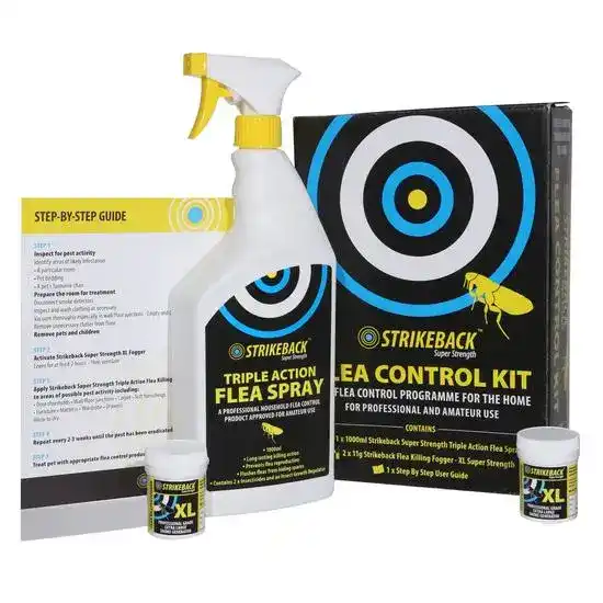 Strikeback Super Strength Household Flea Control Kit 18555