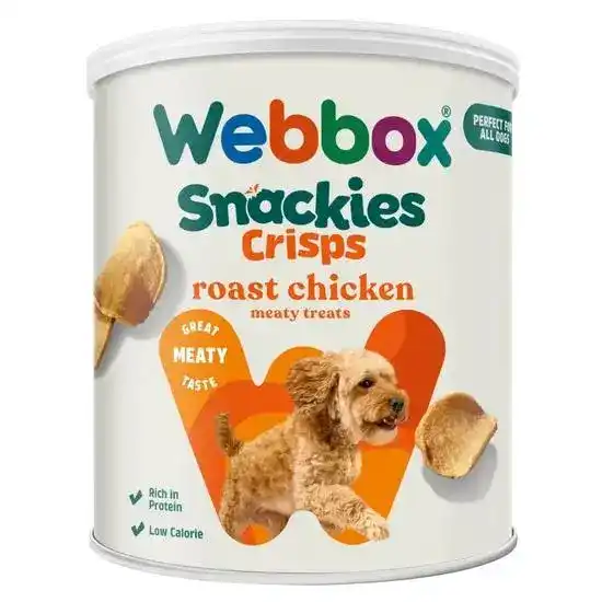 Webbox Snackies Chicken Crisps Adult Dog Treats 21081