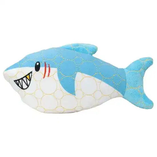 Bite Force Kevlar Tough Shark Plush Dog Toy 19659