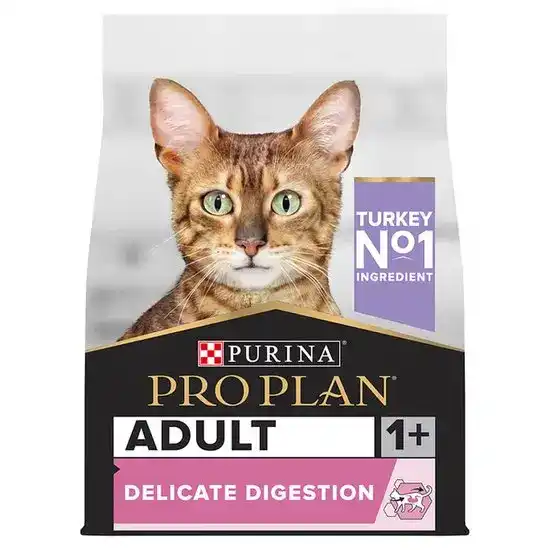 PURINA PRO PLAN Adult 1+ Delicate Digestion Dry Cat Food with Turkey 1587
