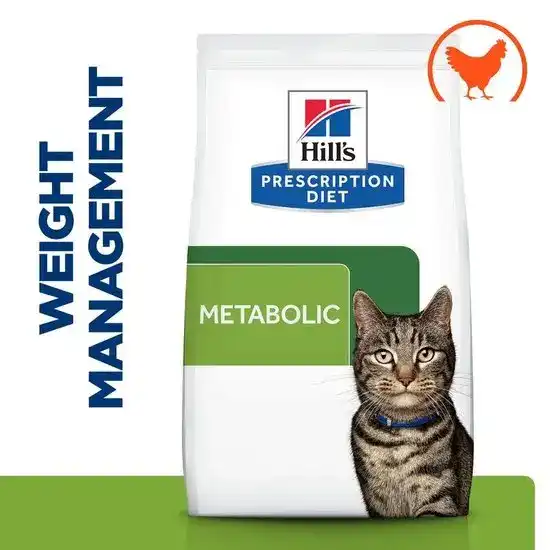 Hill's PRESCRIPTION DIET Metabolic Weight Loss & Maintenance Dry Cat Food with Chicken 3869