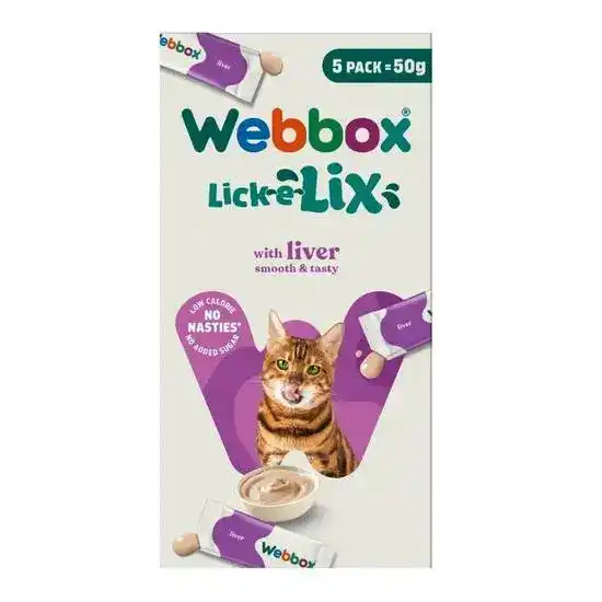 Webbox Lick e Lix Liver Cat Treats 21106