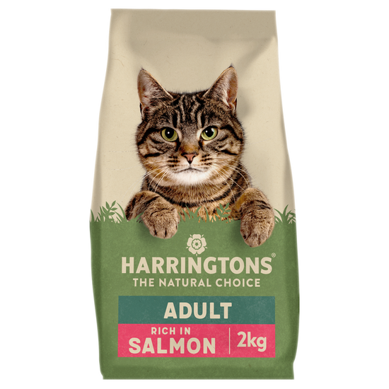 Harringtons Adult Dry Cat Food Salmon 2kg 18070