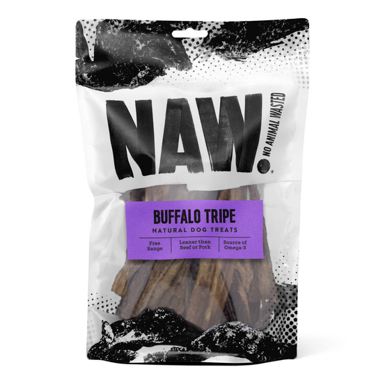 NAW! Buffalo Tripe Natural Treats for Dogs 1 x 250g 17905