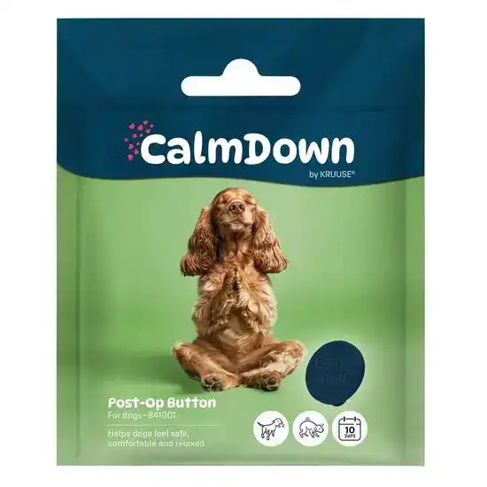 KRUUSE CalmDown Post-Op Pheromone-Infused Button for Dogs 19060