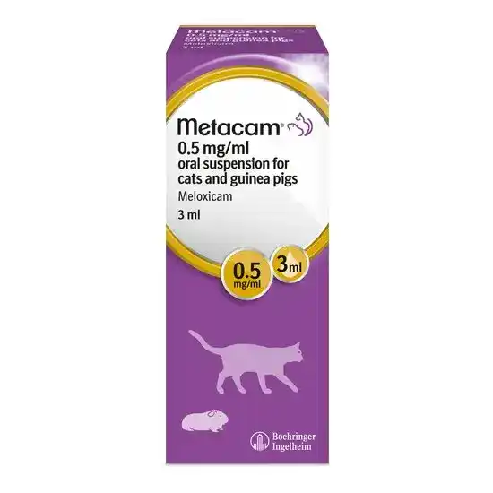Metacam Oral Suspension for Cats and Guinea Pigs 0.5mg/ml 979