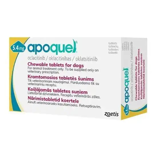 Apoquel Chewable Tablets for Dogs 5.4mg 15603