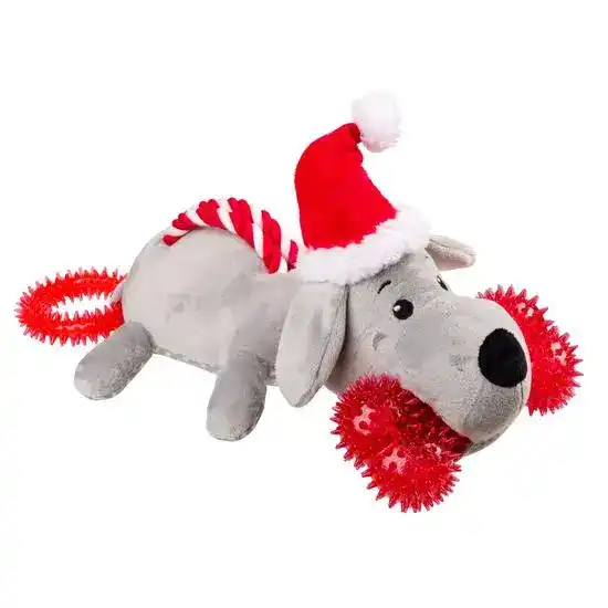 House of Paws Santa Paws Multi Textured Dog Toy 18693