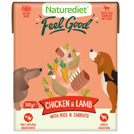 Naturediet Feel Good Adult Wet Dog Food with Chicken