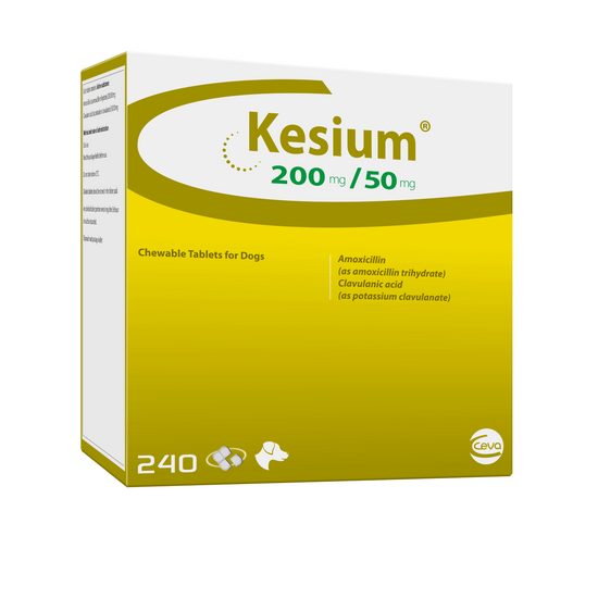 Kesium Chewable Tablets for Dogs 200mg/50mg 16011