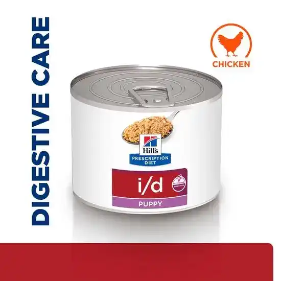 Hill's Prescription Diet i/d Digestive Care Puppy Wet Dog Food Chicken 12 x 200g 20264