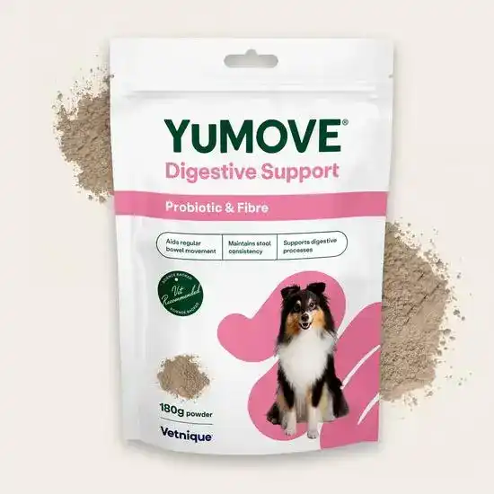 YuMOVE Digestive Care Probiotic & Fibre Supplement Powder for Dogs 16844