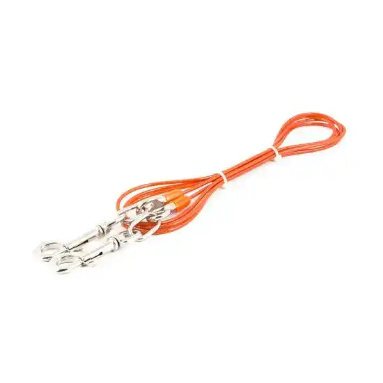 Ancol Tie Out Dog Cable Orange 2.3m 19170