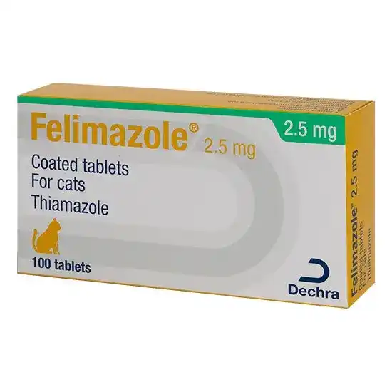 Felimazole Coated Tablets for Cats 2.5mg 1724