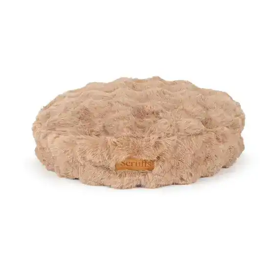 Scruffs Alpine Round Cushion Cat Bed Taupe 19225