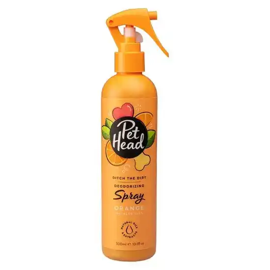 Pet Head Ditch The Dirt Deodorising Spray for Dogs with Orange and Aloe Vera 300ml Bottle 4413